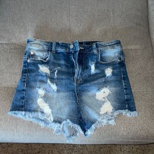 Kendall and Kylie high rise shorts